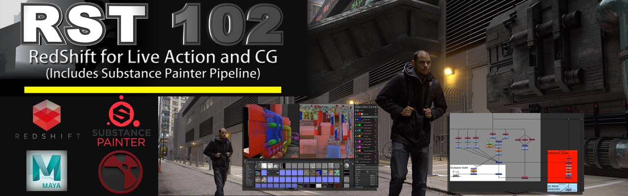 CGCircuit – VFX102- Redshift for Live Action and CG 2 banner rst102 cgc 1280